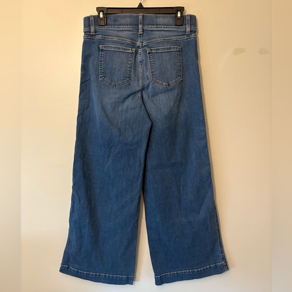 SPANX Vintage Indigo Medium Wash Wide Leg Pull On Jeans, Size Medium Womens - Picture 4 of 4